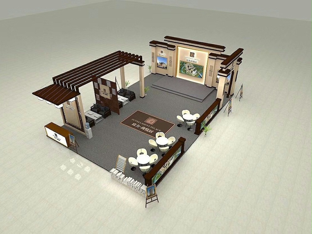 展位搭建 - 地產(chǎn)樓盤展位搭建